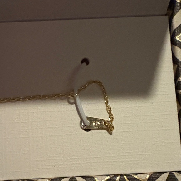 Sterling Silver & 14K Gold Plated Bracelet with Clover shape motifs - Picture 6 of 9